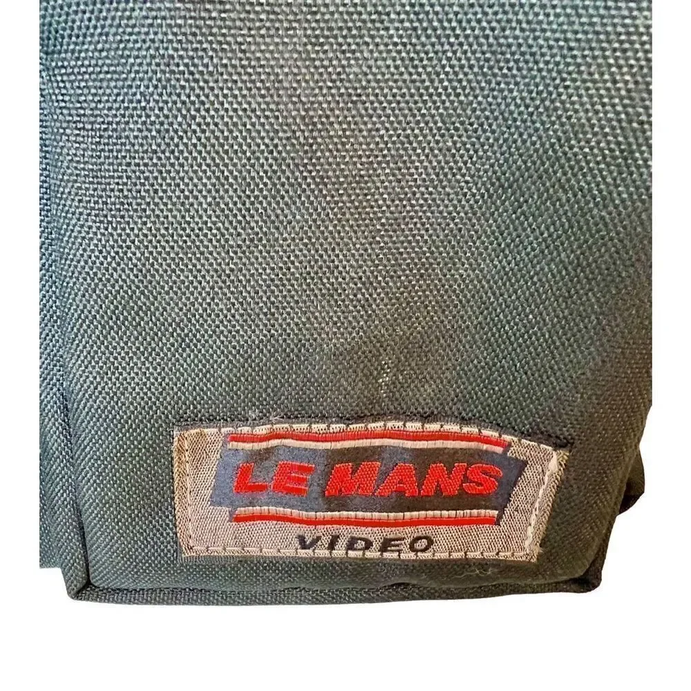 LeMans Diamond Vintage LARGE SLR / DSLR / VIDEO Black Nice Bag Fully Padded